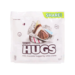 HERSHEYS HUGS MILK CHOCOLATE WHITE CREAM 300 GM