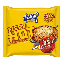 shoop noodles fiery hot cheese 140g