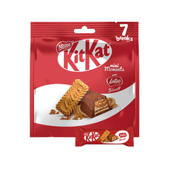 KITKAT MINI MOMENTS WITH LOTUS BISCOFF 116.2GM