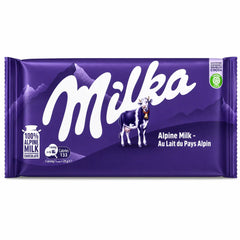 Milka Alpine Milk Chocolate Bar 100g
