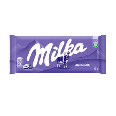 Milka Alpine Milk Chocolate Bar 90g