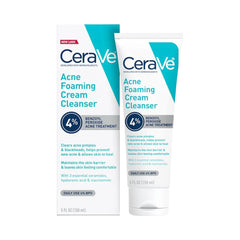 CERAVE ACNE FOAMING CREAM 4% BENZOYL PEROXIDE CLEANSER 150 M