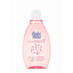 Baby Mild White Sakura Organic Head & Body Baby Bath 180 ml