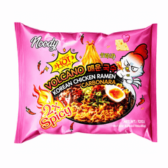 NOODY VALCANO CARBONARA 2X SPICY NOODLES 120GM
