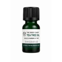 The Body Shop Tea Tree Oil 10ml – Acne Care Face Oil for Blemish Control, Pimple Treatment, Spot Reduction, Oily Skin Care & Clear Healthy Looking Skin