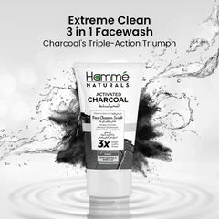 Activated Charcoal Face Cleanser Scrub