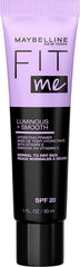 Maybelline Fit Me Luminous + Smooth Face Primer - For Normal to Dry Skin