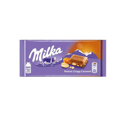 Milka Peanut & Crunchy Caramel Bar 90g