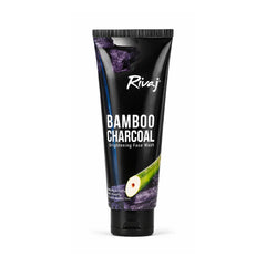 RIVAJ BAMBOO CHARCOAL WHITENING FACE WASH 100 ML