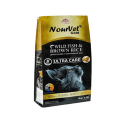 Nourvet Gold Cat Food – Wild Fish & Brown Rice 1 kg