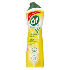 CIF CLEANER CREAM CLEAN BOOST LEMON 500 ML