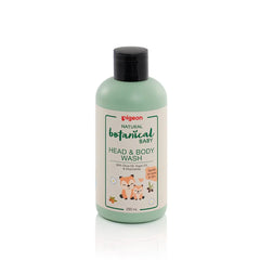 PIGEON NATURAL BOTANICAL BABY HEAD & BODY WASH GENTLE & NOURISHING 200 ml