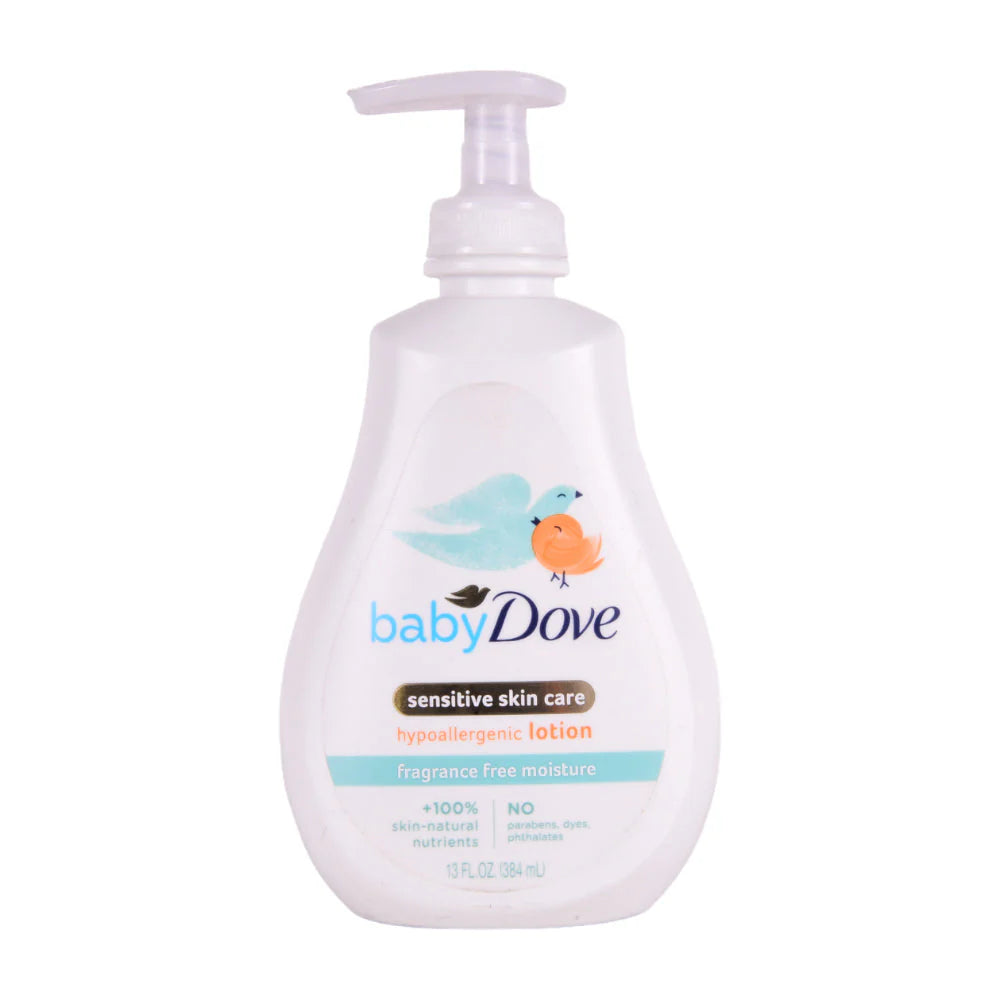 DOVE BABY LOTION FRAGRANCE FREE MOISTURE SENSITIVE SKIN 384