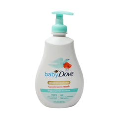 DOVE BABY WASH FRAGRANCE FREE MOISTURE SENSITIVE SKIN 384 ML