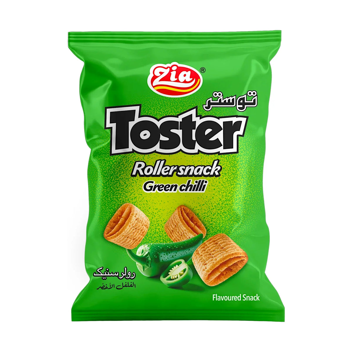 Zia Toster Snacks Roller Green Chilli 50 RS