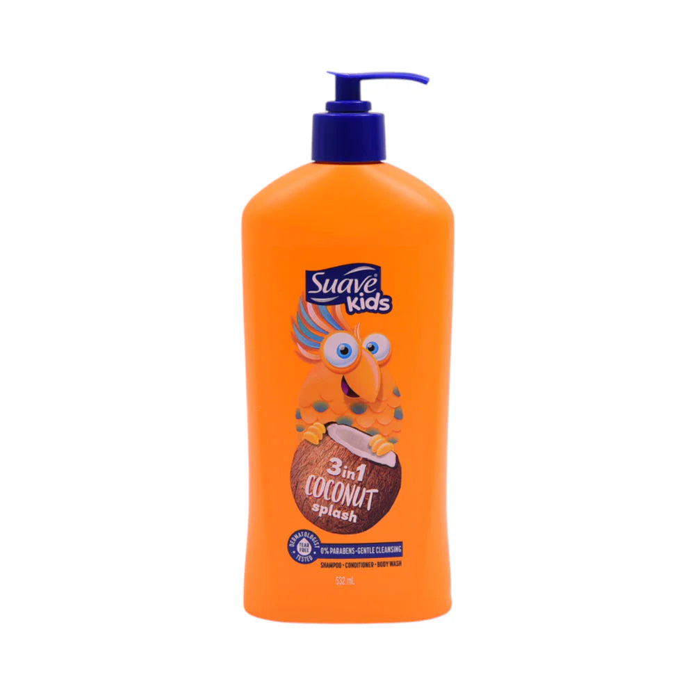SUAVE KIDS SHAMPOO & CONDITIONER COCONUT SPLASH 532 ML