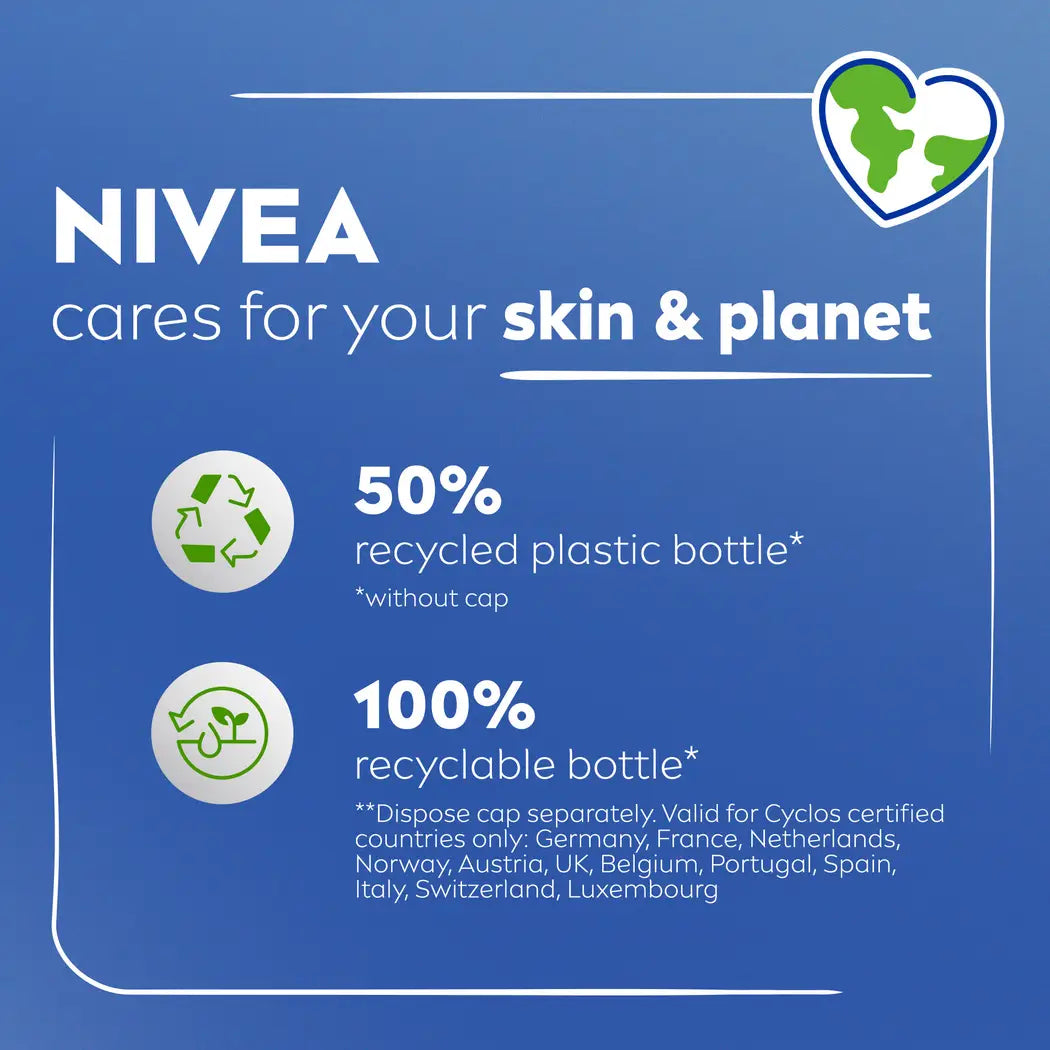 NIVEA Body Lotion for Dry Skin, Smooth Sensation, 48H Moisture, 400ml