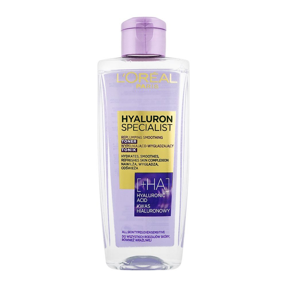 L'Oreal Paris Hyaluron  Replumping  Toner, All Skin Types, 200ml