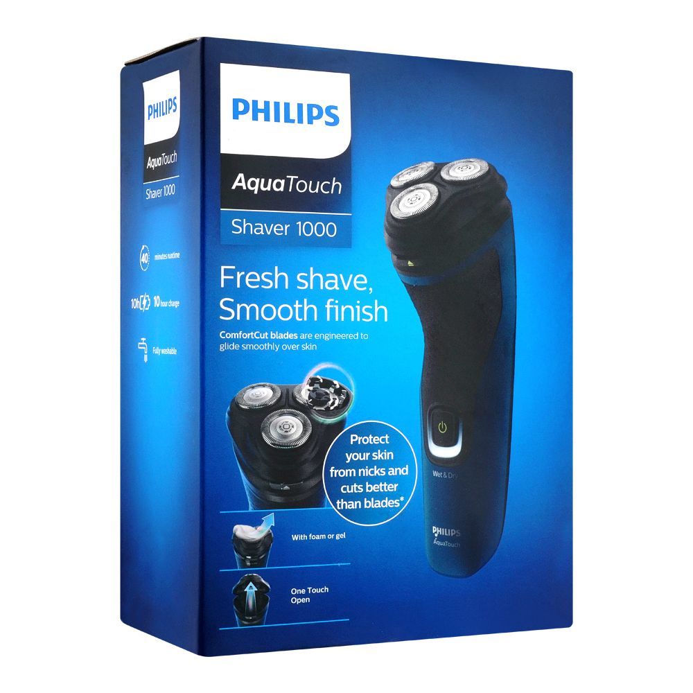 Philips Aqua Touch 1000 One Touch Open Cordless &