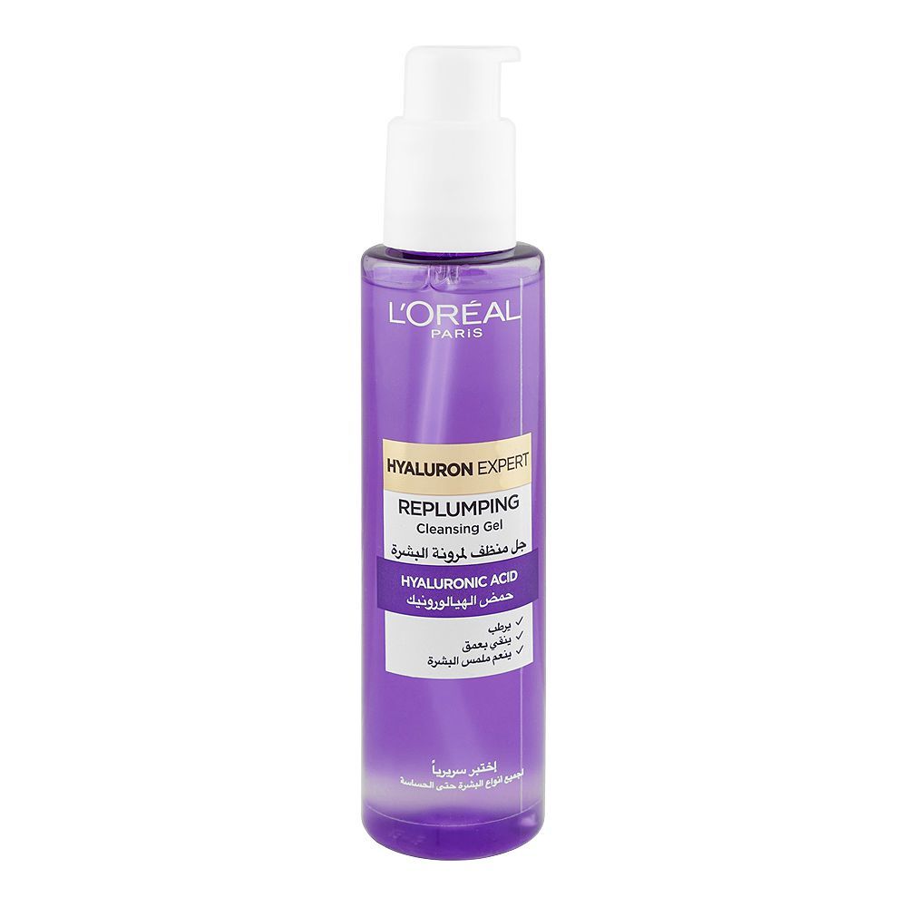 L'Oreal Hyaluron Expert Replumping Hyaluronic Acid Cleansing Gel  150ml