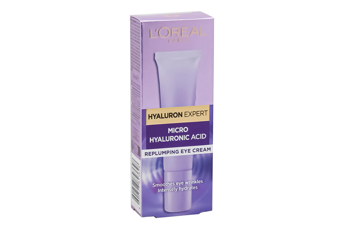Loreal Paris   Hyaluron Expert Micro Hyaluronic Acid Replumping Eye Cream 15ml