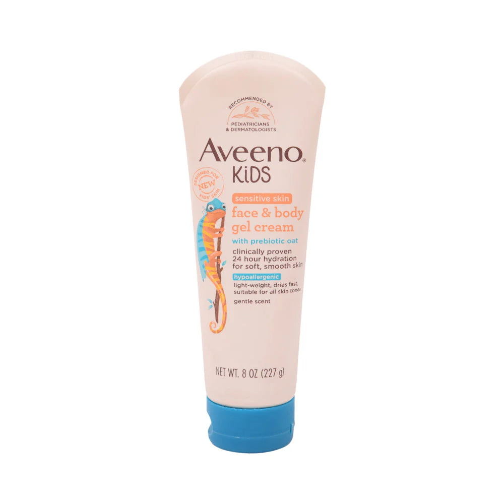 AVEENO KIDS FACE & BODY GEL CREAM FOR SESITIVE SKIN 227 GM