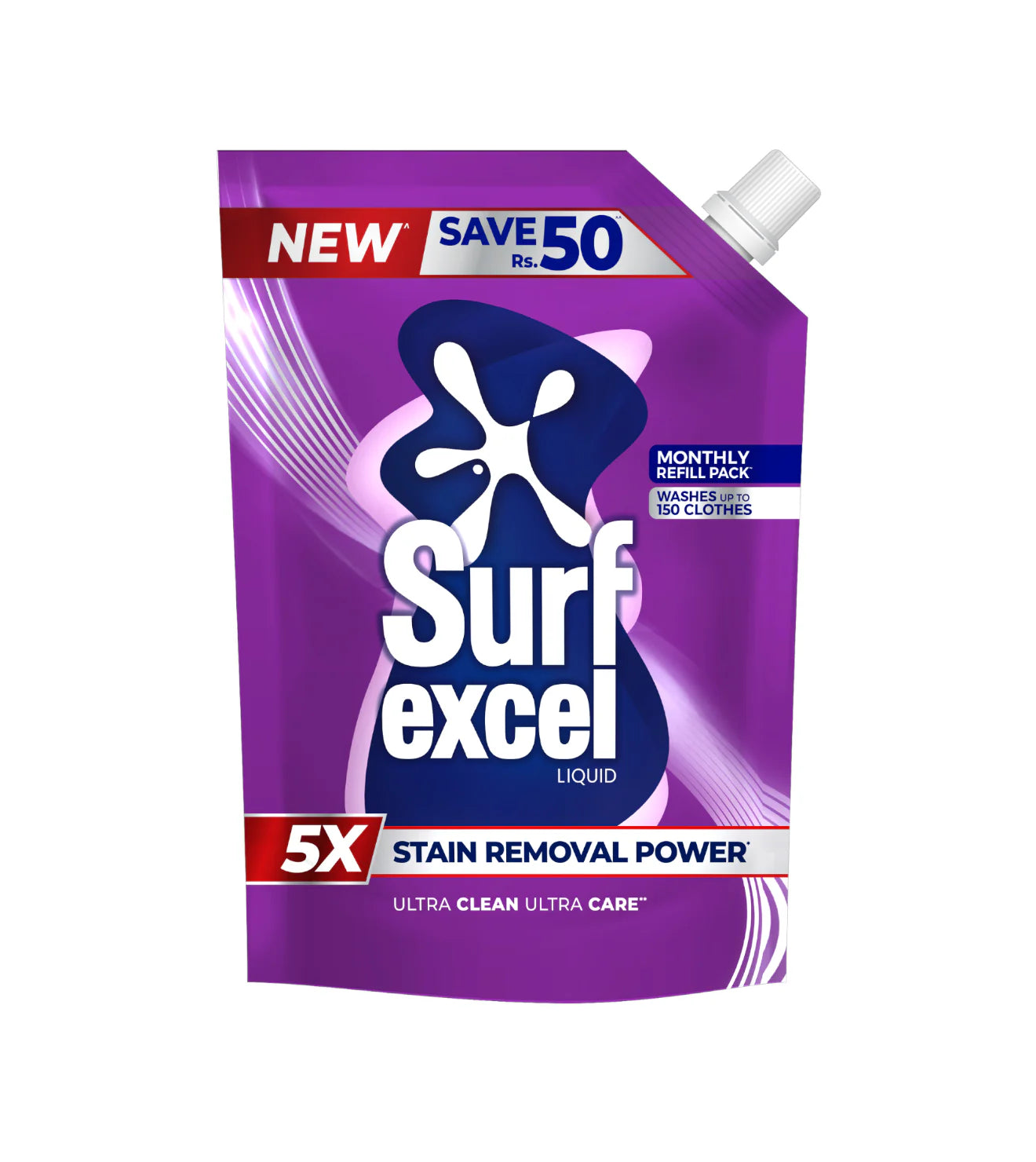 SURF EXCEL DETERGENT 5X STAIN REMOVAL POWER REFILL