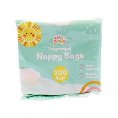 Baby Nappy Bags – 200 Bags, Pack of 24