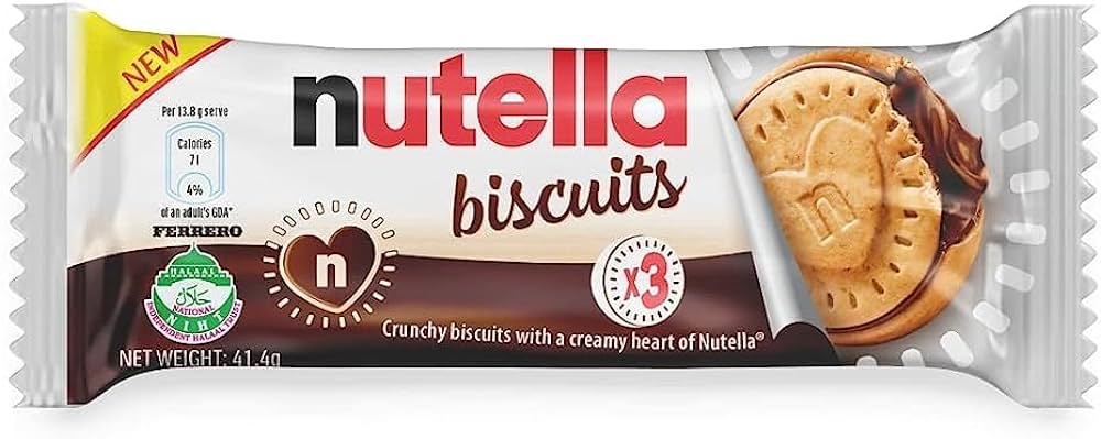Nutella Biscuits 3 Pack 41.4g