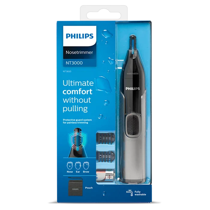 Nose trimmer series 3000 Nose, ear & eyebrow trimmer NT3650/16 | Philips