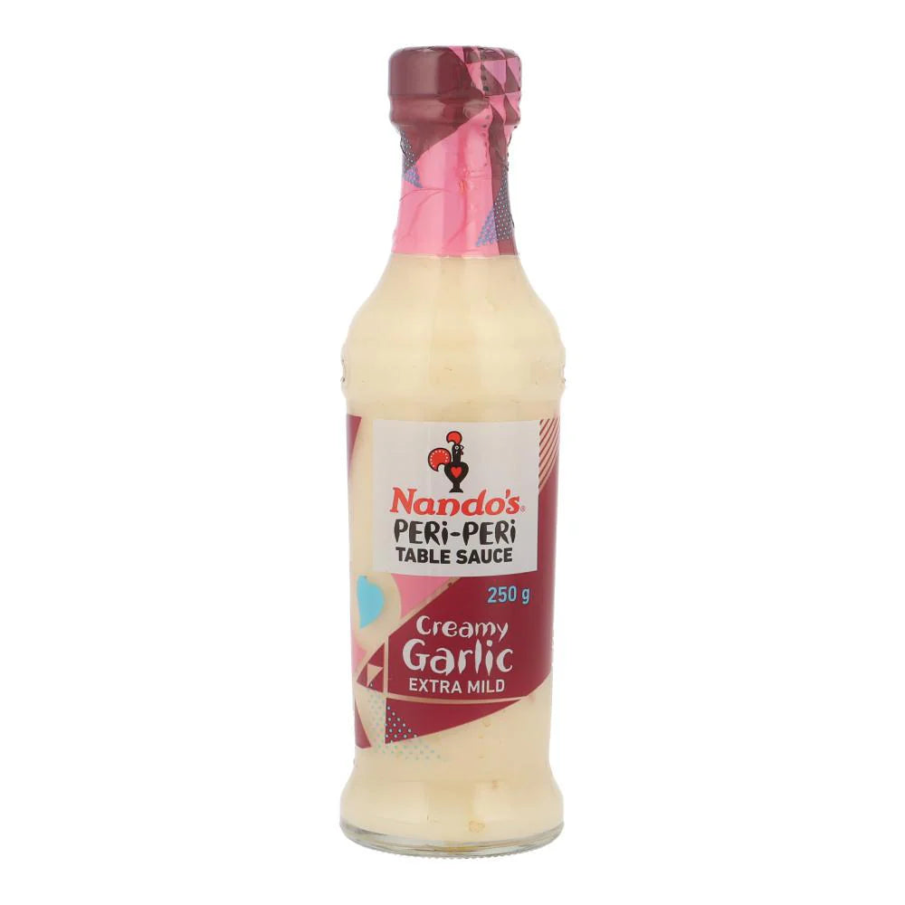 NANDOS PERI PERI SAUCE CREAMY GARLIC X-MILD 250 GM