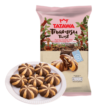 My Tatawa Tiramisu Twist Cookies – Crispy Cocoa & Tiramisu Flavoured Cookies 120 g