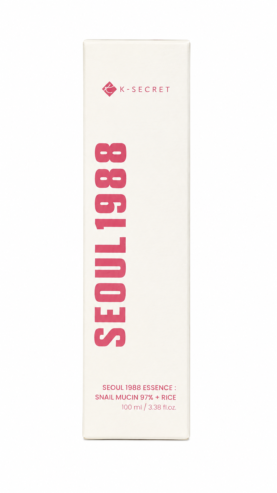 K-SECRET Seoul 1988 Snail Mucin Essence 97% + Rice – Hydrating & Nourishing Essence 100ml