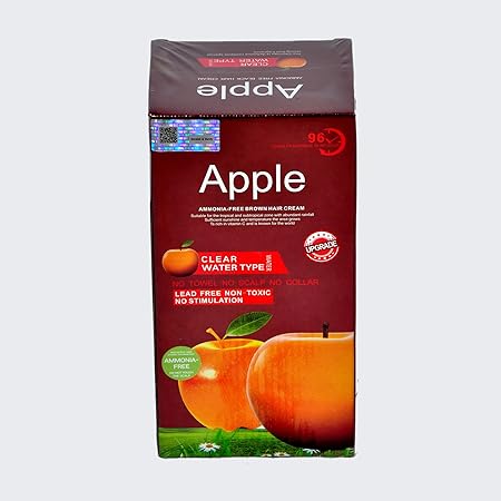 Apple hair colour dark brown 500ml +500ml