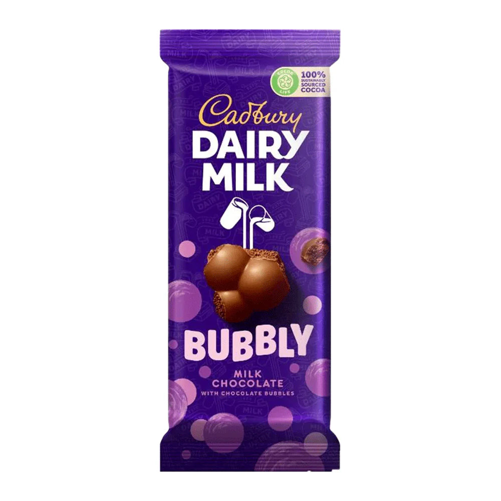 Cadbury Dairy Milk Bubbly Milk Chocolate 86g