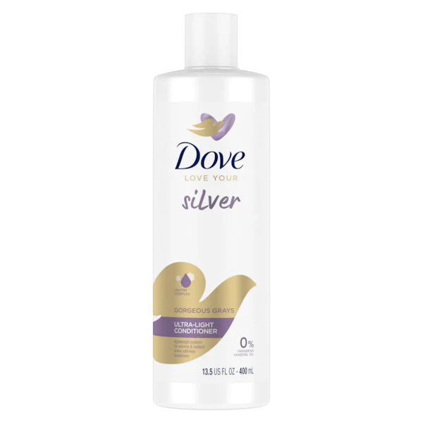 Dove - Love Your Silver Gorgeous Greys Sulfate-Free Conditioner - 13.5 Fl Oz (400ml)