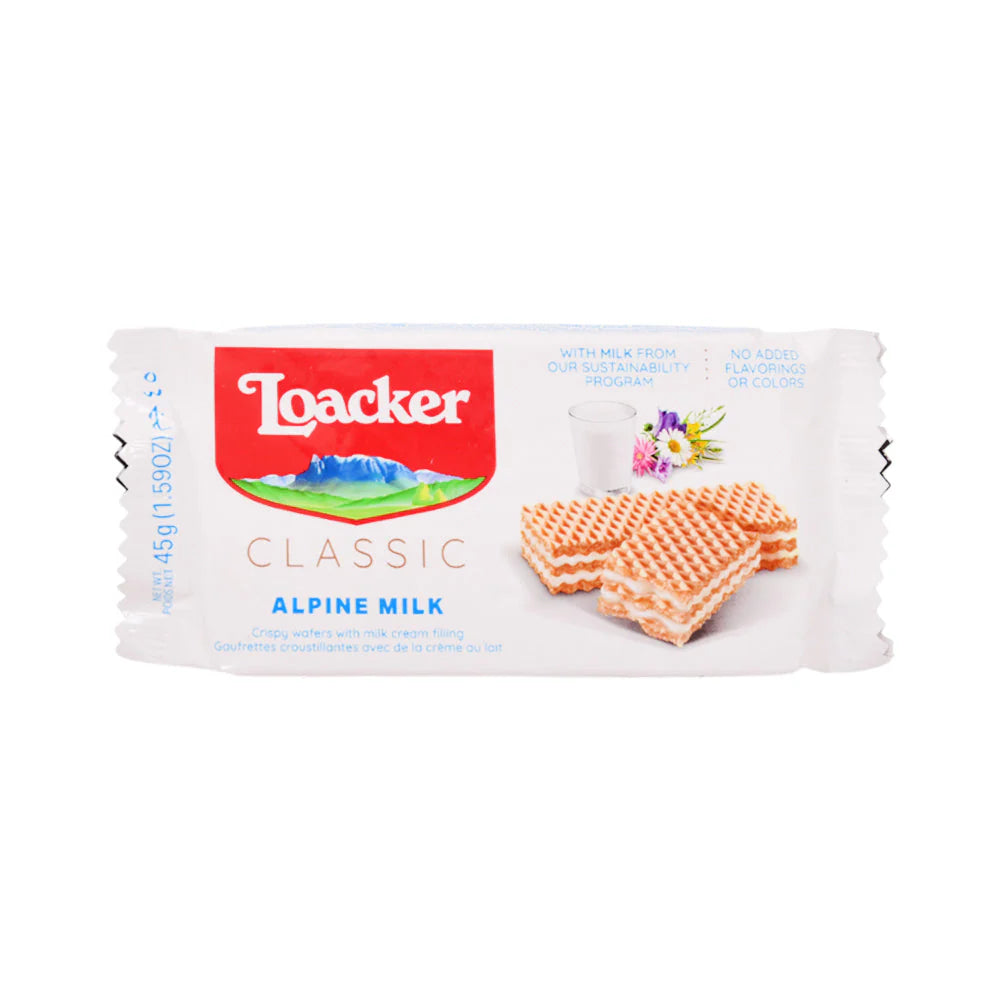 LOACKER CLASSIC WAFER MILK 45 GM