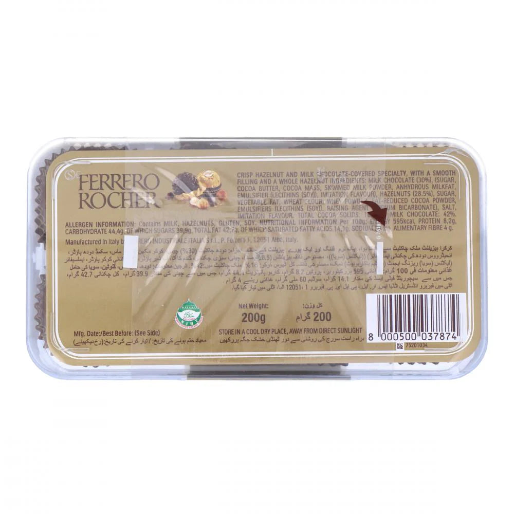 FERRERO ROCHER CHOCOLATE T16 THE GOLDEN EXPERIENCE 200 GM