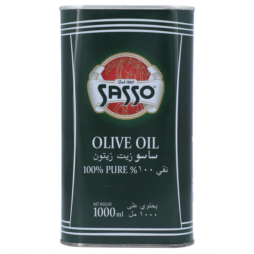 SASSO OLIVE OIL TIN 1 LTR