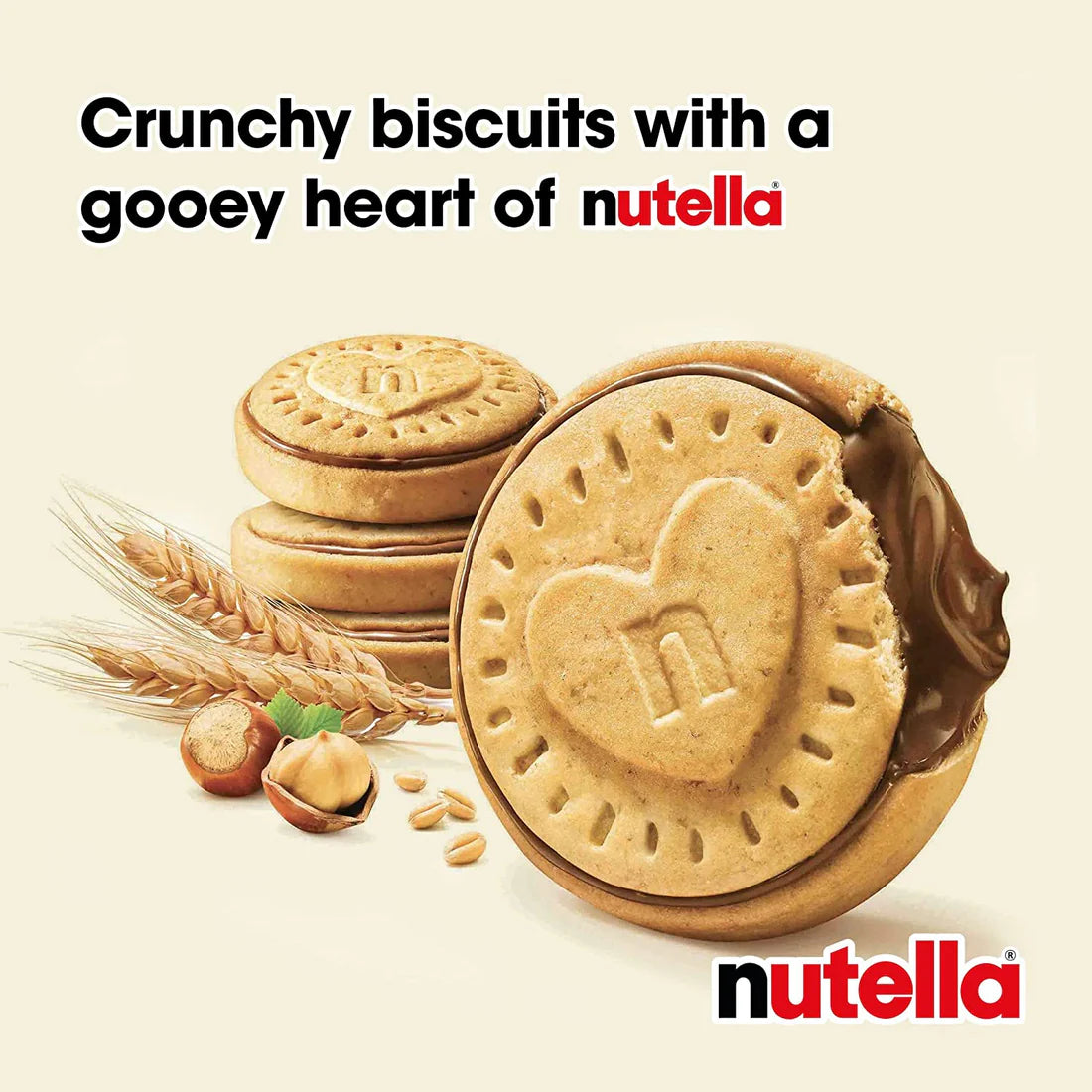 Nutella biscuits - Resealable Bag - 304 Gm