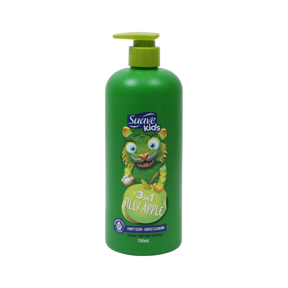 SUAVE KIDS SHAMPOO SILLY APPLE 3IN1 700 ML
