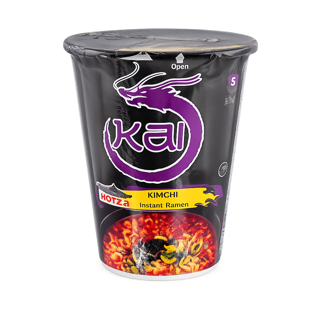 KAI KIMCHI FLAVOR INSTANT RAMEN NOODLES CUP 72G