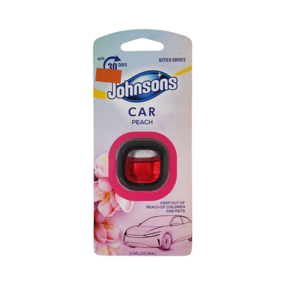 JOHNSONS CAR PEACH PERFUMED 4 ML