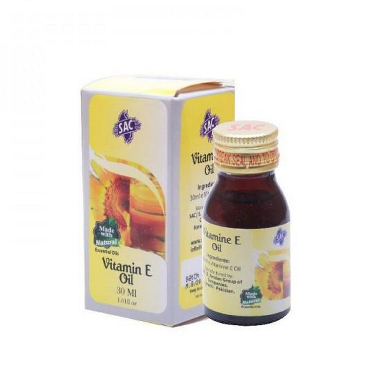 SAC - Vitamen E Oil - 30ml