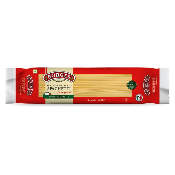 Borges Spaghetti High Protein Cholesterol Free Durum Wheat Pasta (500g