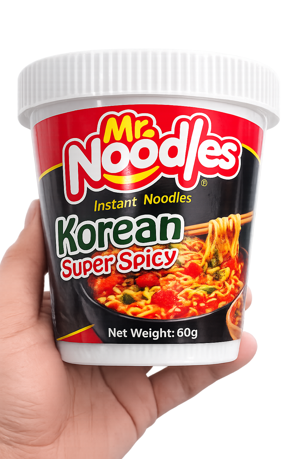 MR. Noodles Instant Cup Noodles Korean Super Spicy 60 g