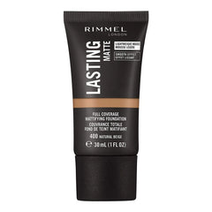 RIMMEL LASTING MATTE 400 NATURAL BEIGE FOUNDATION 30ML