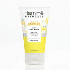 HAMME NATURALS GLOW AND LIGHTENING LEMON FACE WASH 100ML