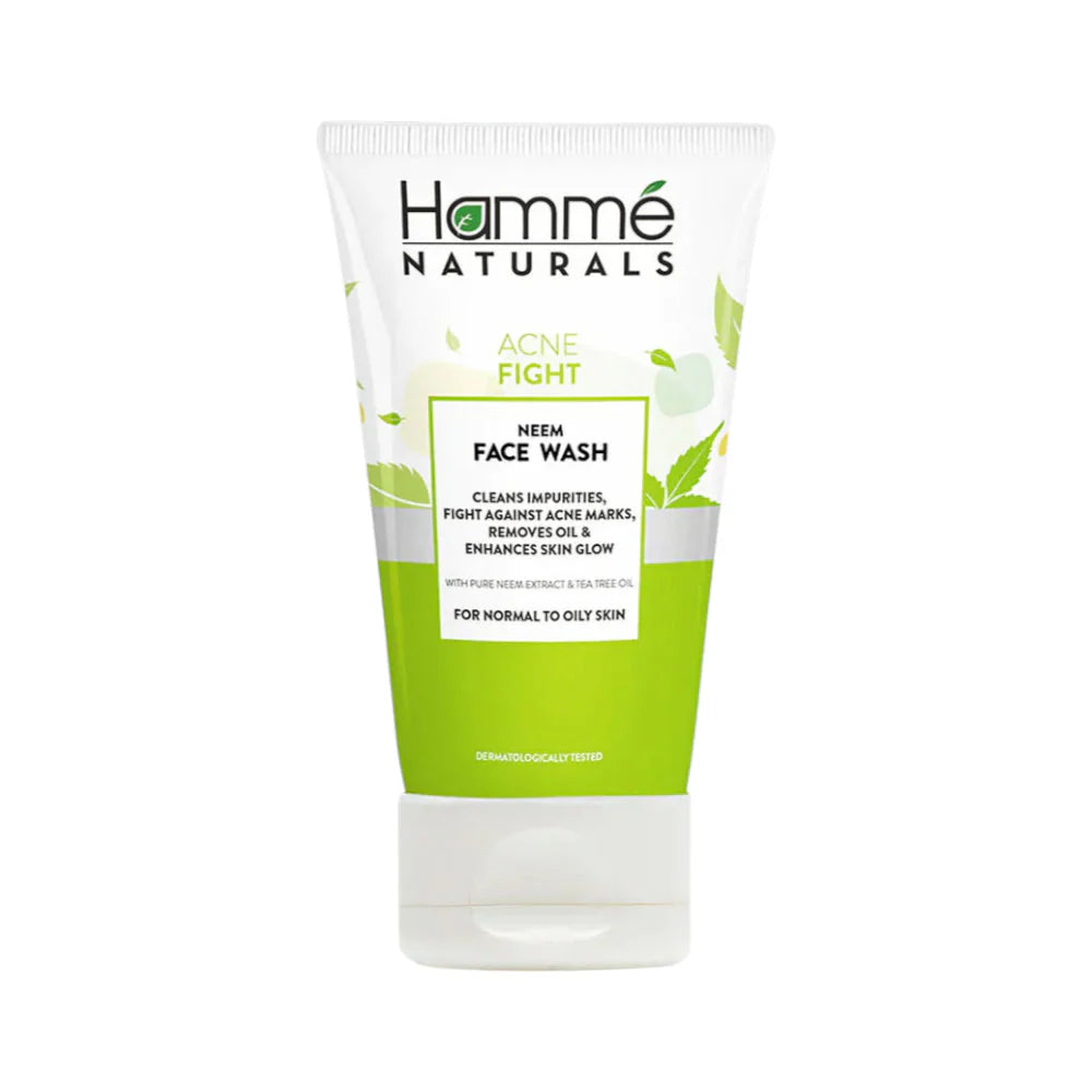 Hamme Natural Acne Fight Neem Face Wash 100ml