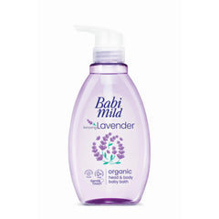 Baby Mild Relaxing Lavender Organic Head & Body Baby Bath 380 ml